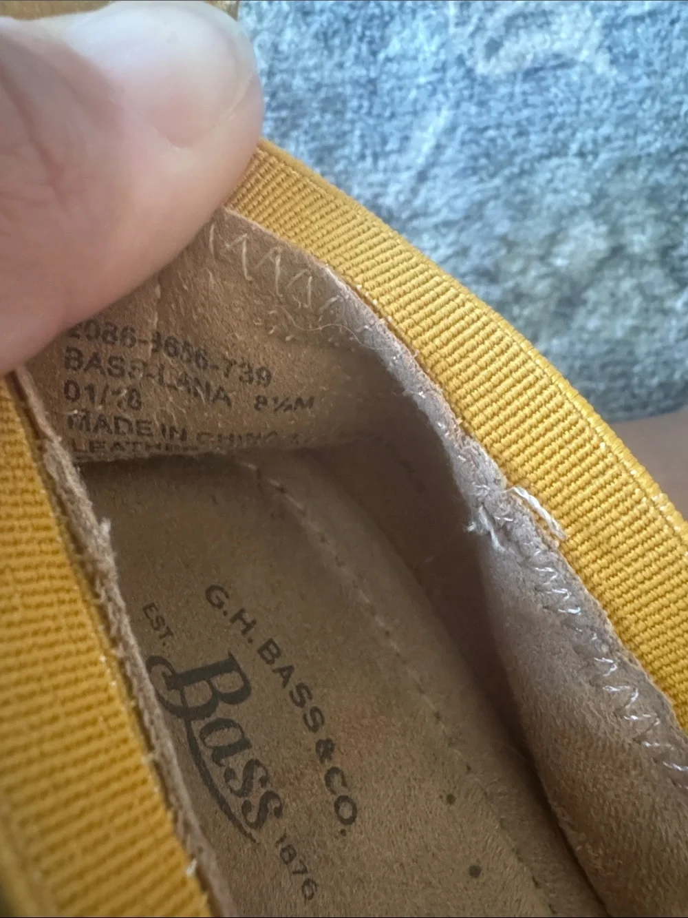 G.H. Bass & Co. toe or
